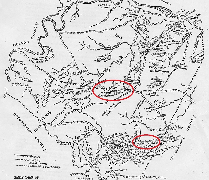 A Field Trip to Buckingham County – meeting my Morris cousins and making new friends: (Nathaniel Morris c.1745-1813) my 5x great&nbsp;grandfather